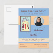 青い本のサイン会 著者登場 ポストカード (正面/裏面)