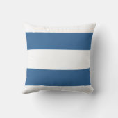 青い枕にカニ白 クッション (裏面)