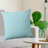 青い枕 クッション