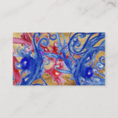 青い果実が渦を巻く 名刺 (裏面)