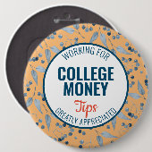 青い果実のヒントを参照 |大学のお金 缶バッジ (正面&裏面)