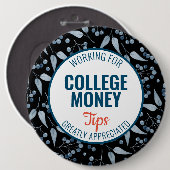 青い果実のヒントを参照 |大学のお金 缶バッジ (正面&裏面)