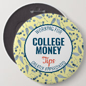 青い果実のヒントを参照 |大学のお金 缶バッジ (正面&裏面)