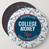 青い果実のヒントを参照 |大学のお金 缶バッジ (正面&裏面)