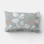 青い枝葉に繊細な小枝 ランバークッション (裏面)