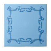 青い枠 タイル (正面)