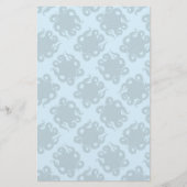 青い柄のタコ 便箋 (正面)