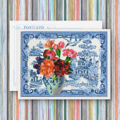 青い柳の挨拶 ポストカード