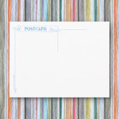 青い柳の挨拶 ポストカード