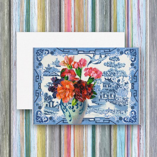 青い柳の挨拶 名刺