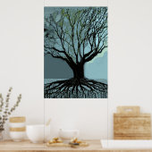 青い根 ポスター (キッチン)