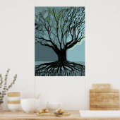 青い根 ポスター (キッチン)