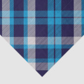 青い格子模様 薄葉紙 (詳細)