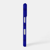青い格子模様 – iPhone 16ケース (右側面)