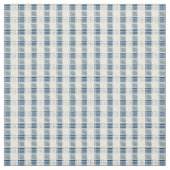 青い格子織物 ファブリック (見本)