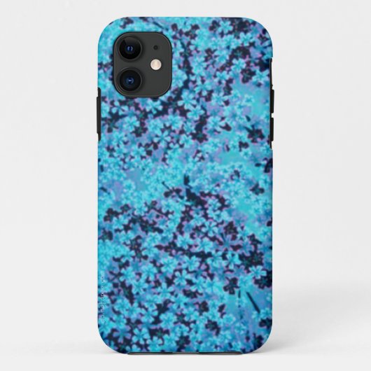 青い桜 Case-Mate iPhoneケース (裏面)