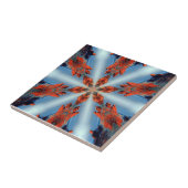 青い梁タイルの星 タイル (側面)