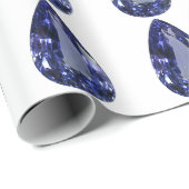 青い梨模様 ラッピングペーパー (ロールコーナー)