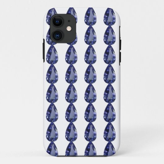 青い梨模様 Case-Mate iPhoneケース (裏面)