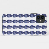 青い梨模様 Case-Mate iPhoneケース (裏面(横))