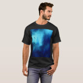 青い森に隠れた城 Tシャツ (正面フル)