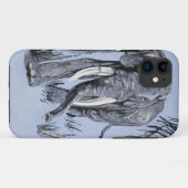 青い森の中を歩くゾウ Case-Mate iPhoneケース (裏面(横))