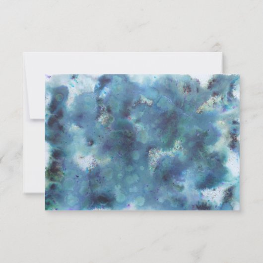 青い概要 出欠カード (裏面)