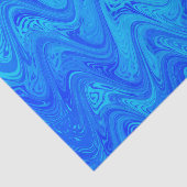 青い模様 薄葉紙 (詳細)