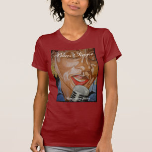 青い歌手 Tシャツ