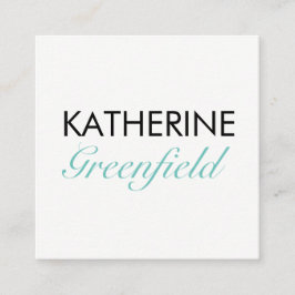 青い正方形のブロックのビジネスかアポイントメントカード 予約カード