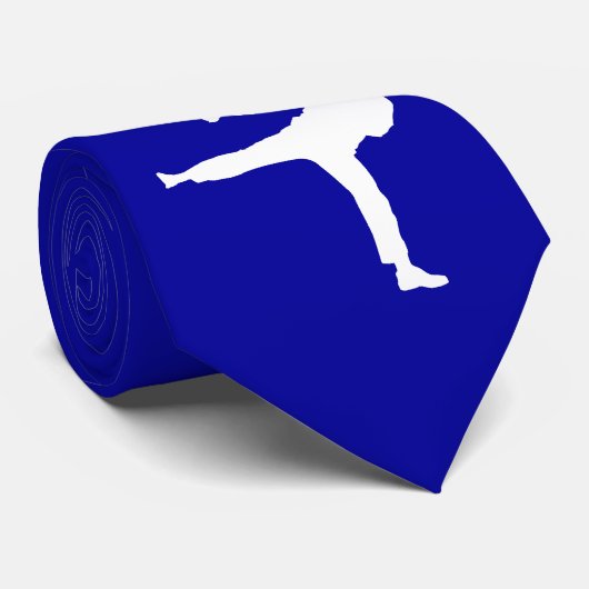 青い武道 ネクタイ (ロール)