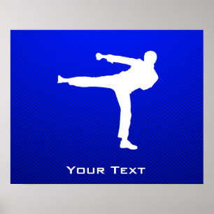 青い武道 ポスター