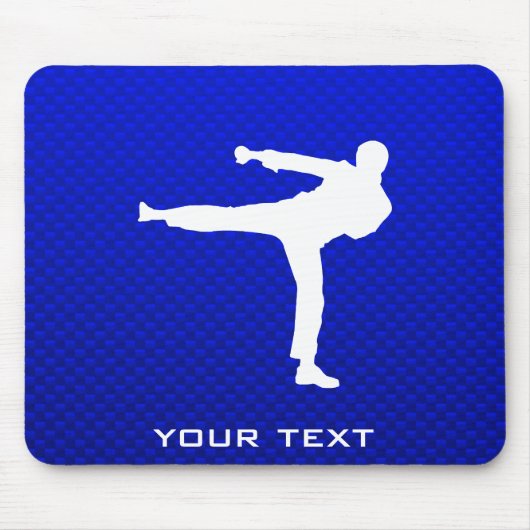 青い武道 マウスパッド (正面)