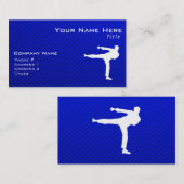 青い武道 名刺 (正面/裏面)