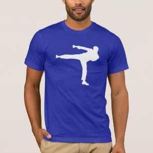 青い武道 Tシャツ