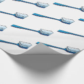 青い歯ブラシ ラッピングペーパー (角)