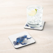 青い毒投げ矢のカエル(Dendrobates Tinctorius) コースター (右側)