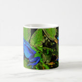 青い毒投げ矢のカエルDendrobates Azureus コーヒーマグカップ (中央)