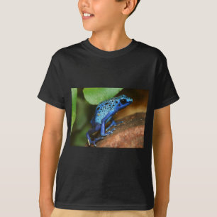 青い毒矢のカエル Tシャツ