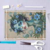 青い毛のドリーマー | デコページ紙🌧️💙 薄葉紙 (クラフト)