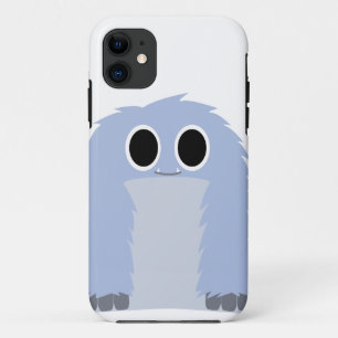 青い毛皮で覆われたモンスターの箱 iPhone 11 ケース