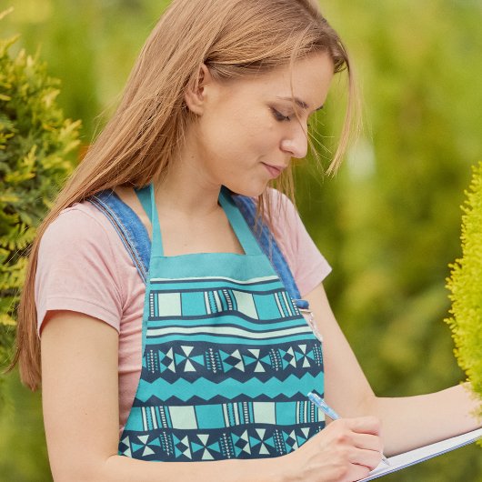 青い民族アステカ エプロン