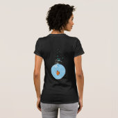 青い水に満ちたバッグで愛魚|過去記事 Tシャツ (裏面フル)