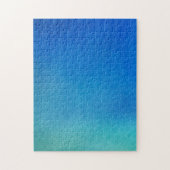 青い水の色グラデーション ジグソーパズル (縦)