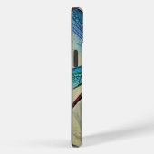 青い水の色トンボ、パーソナライズ Case-Mate iPhoneケース (裏面 / 右)