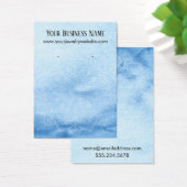 青い水の色マンダライヤリングディスプレイカード (デスク)