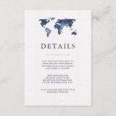 青い水の色(白) |ワールドマップゲスト詳細 エンクロージャーカード (正面)