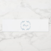 青い水ボトルのラベル ペットボトルラベル (シングルラベル)