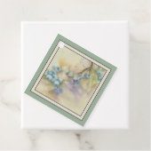 青い水彩のタグにガーデンセージ フェイバータグ (インサイチュ)