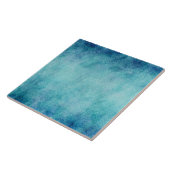 青い水彩画のターコイズの紙の背景 タイル (側面)